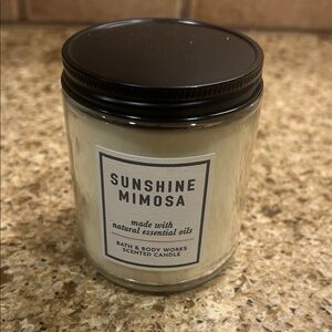 Bath & Body Works Sunshine Mimosa Cream Candle